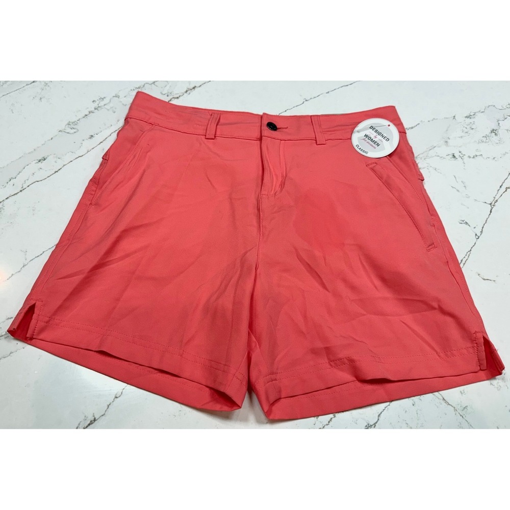 Outdoors Womens Classic Fit Falcon Lake Shorts Coral Size S